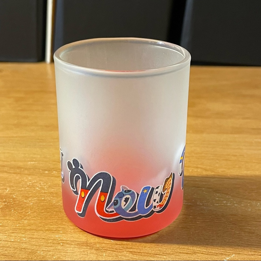 Walt Disney New York City Character Frosted Shot Glass - New